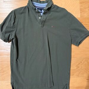 Tommy Hilfiger Men's Olive Polo Shirt